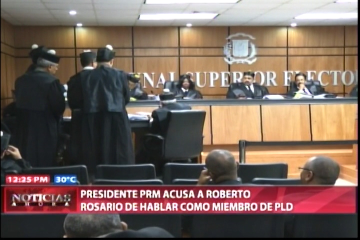 Presidente Del PRM Acusa A Roberto Rosario De Hablar Como Miembro Del PLD