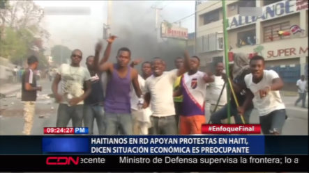 Haitianos Residentes En RD Apoyan Las Protestas En Haití Dicen Situación Económica Es Preocupante