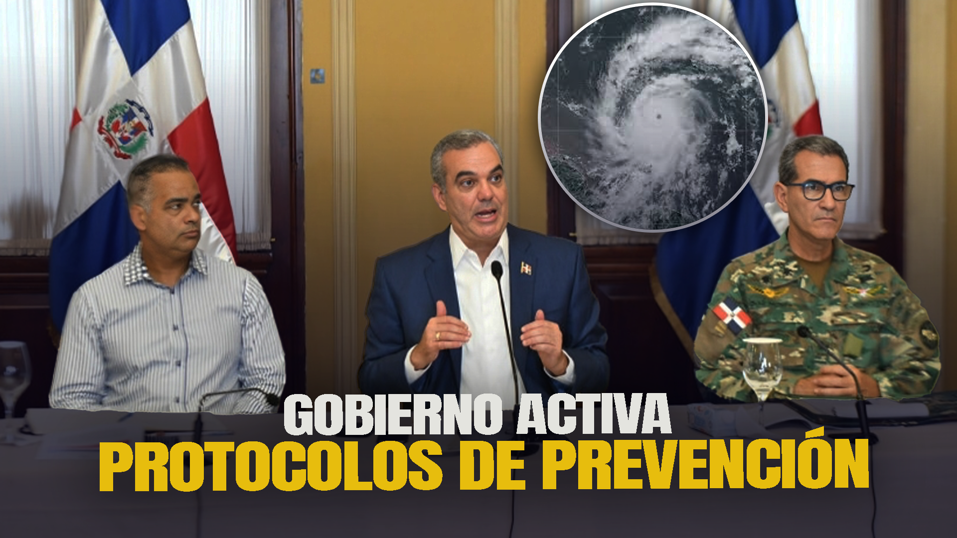 Presidente Abinader Toma Medidas Preventivas Ante El Huracán Beryl