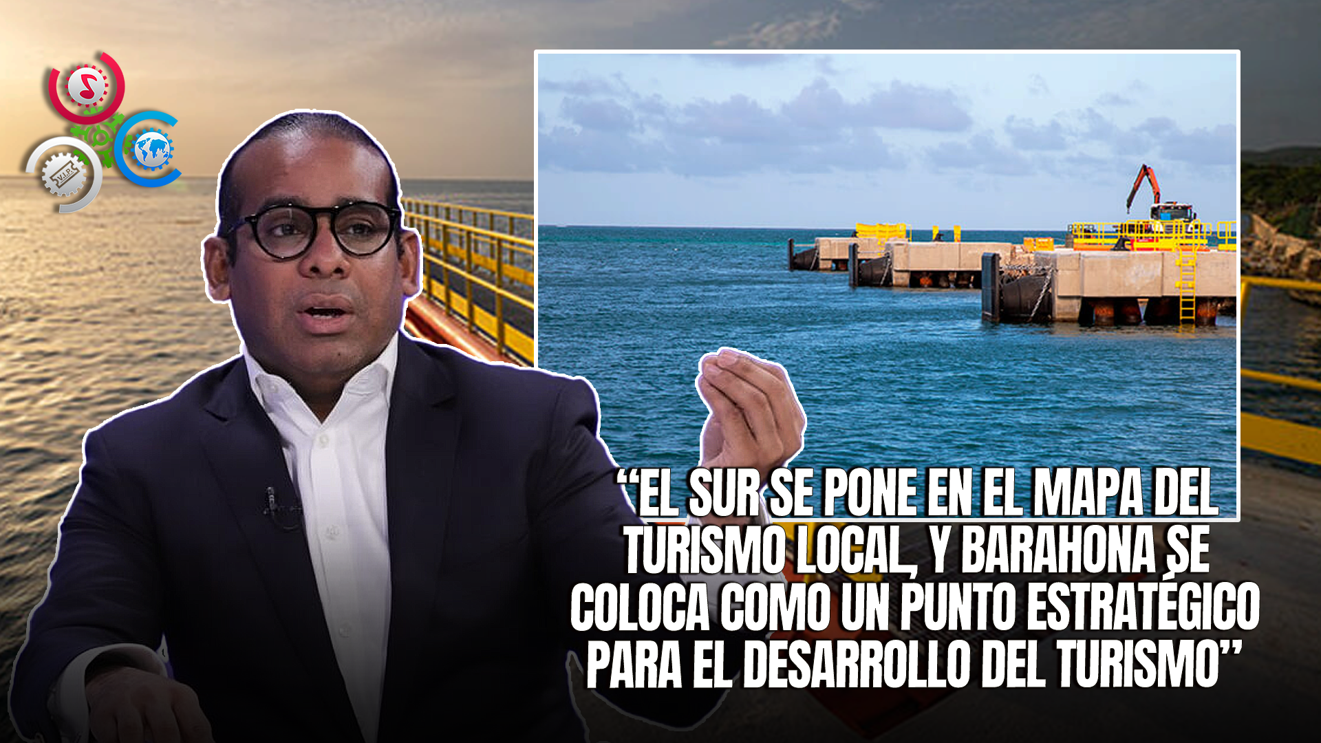Aníbal Díaz Destaca La Importancia Del Nuevo Puerto De Barahona Para El Turismo Local