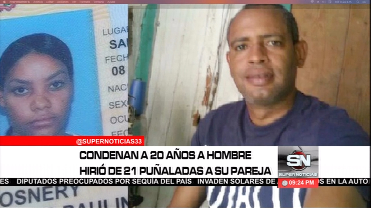 20 Años De Prisión Para Un Hombre En Pimentel Por Herir A Su Pareja De 21 Puñaladas