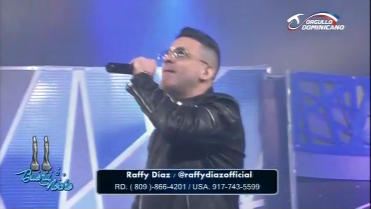 Presentación A Raffy Díaz En Buena Noche