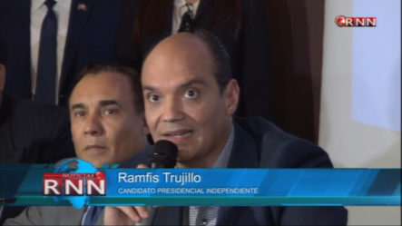 El Candidato A La Presidencia Ramfis Trujillo Se Declara Como Un “candidato Independiente”