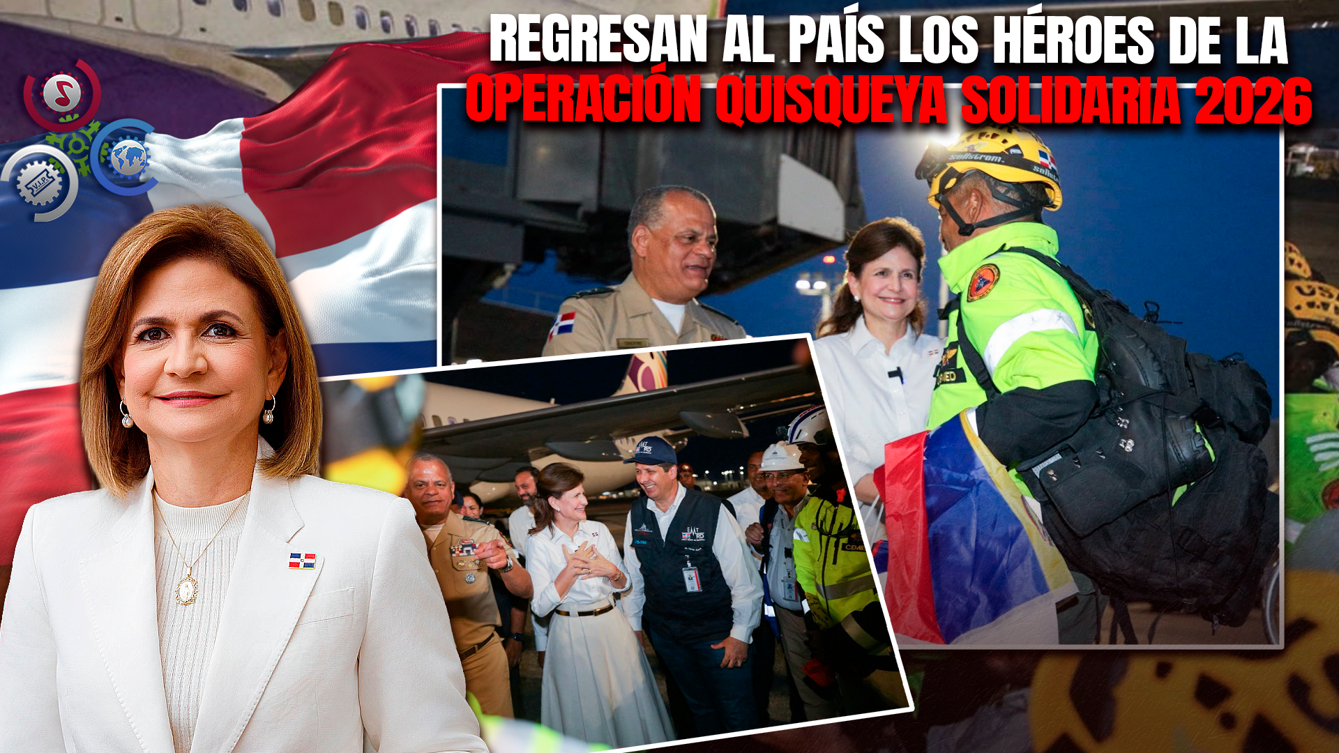 Raquel Peña Recibe A Rescatistas Dominicanos Tras Culminar Misión Humanitaria En Venezuela