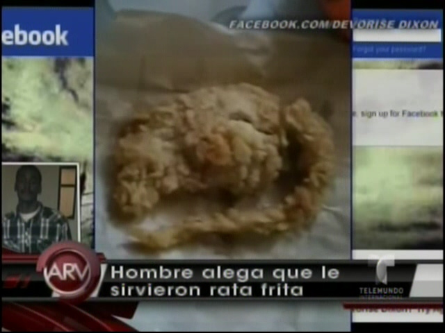 Hombre Asegura Que Le Sirvieron Rata Frita En Restaurante #Video
