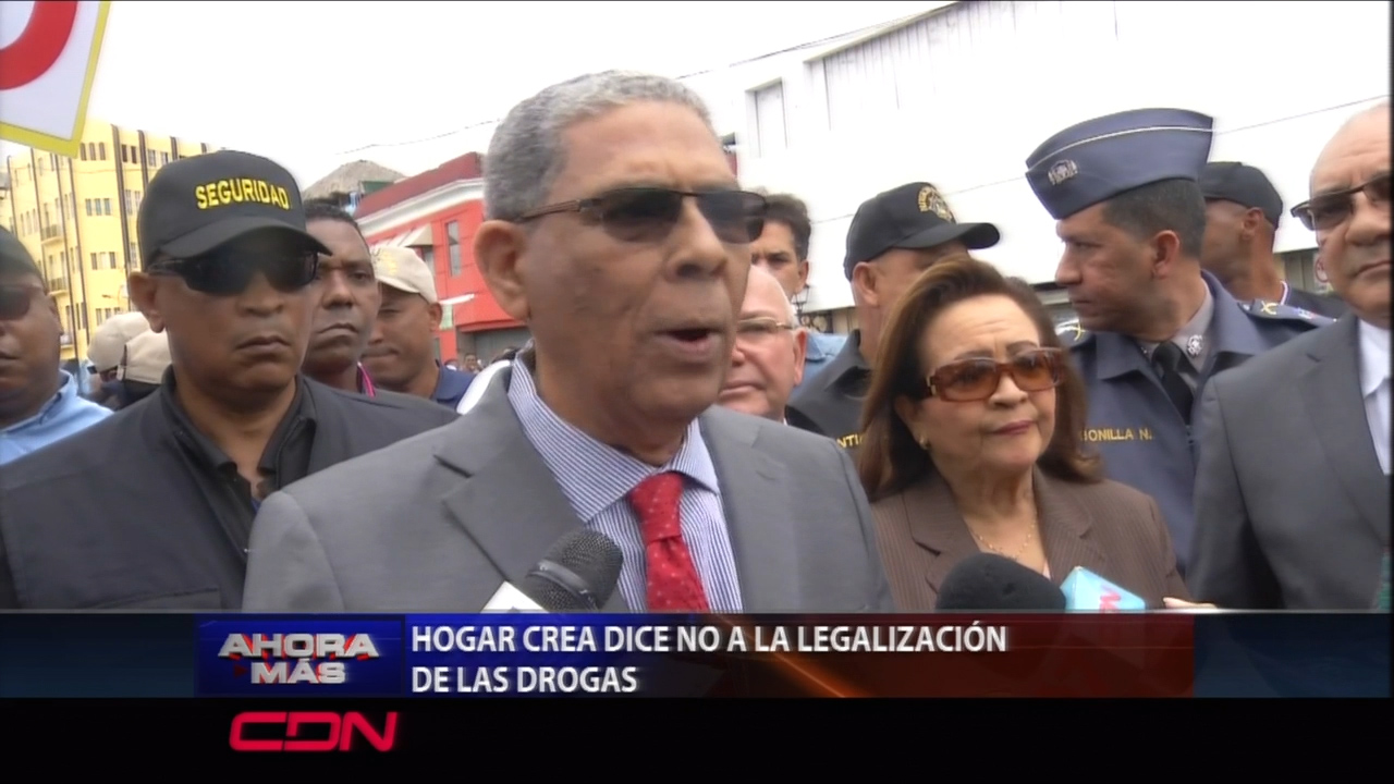 Hogar Crea Dice No A La Legalización De Las Drogas
