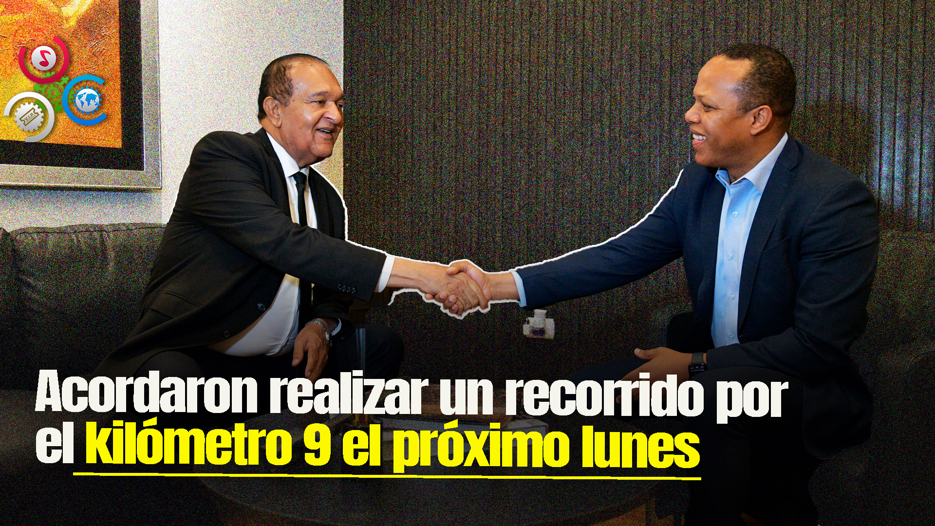 Milton Morrison Se Reúne Con Antonio Marte Quien Le Promete Solución En La Parada Del Kilómetro 9