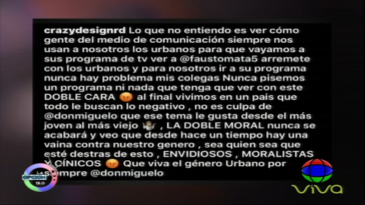 La Opción: “Entre El Amor Y El Odio Con Fausto Mata”