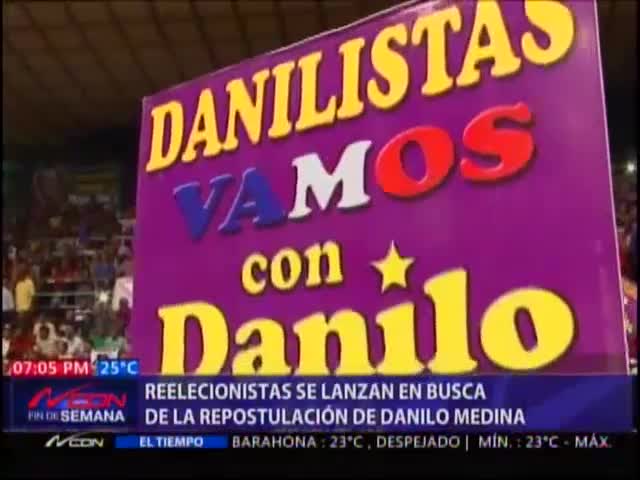 Reeleccionistas Se Lanzan En Busca De La Repostulación De Danilo