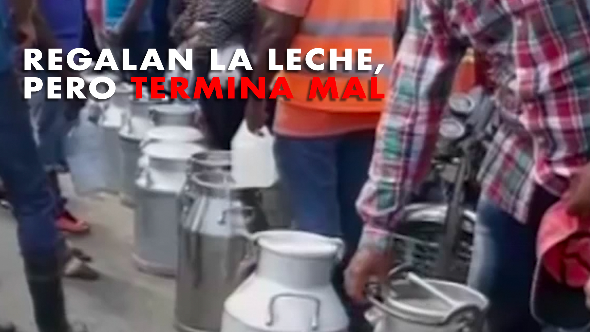 Productores Regalan Leche En Forma De Protesta, Pero, ¡Mira Lo Que Terminaron Haciendo!