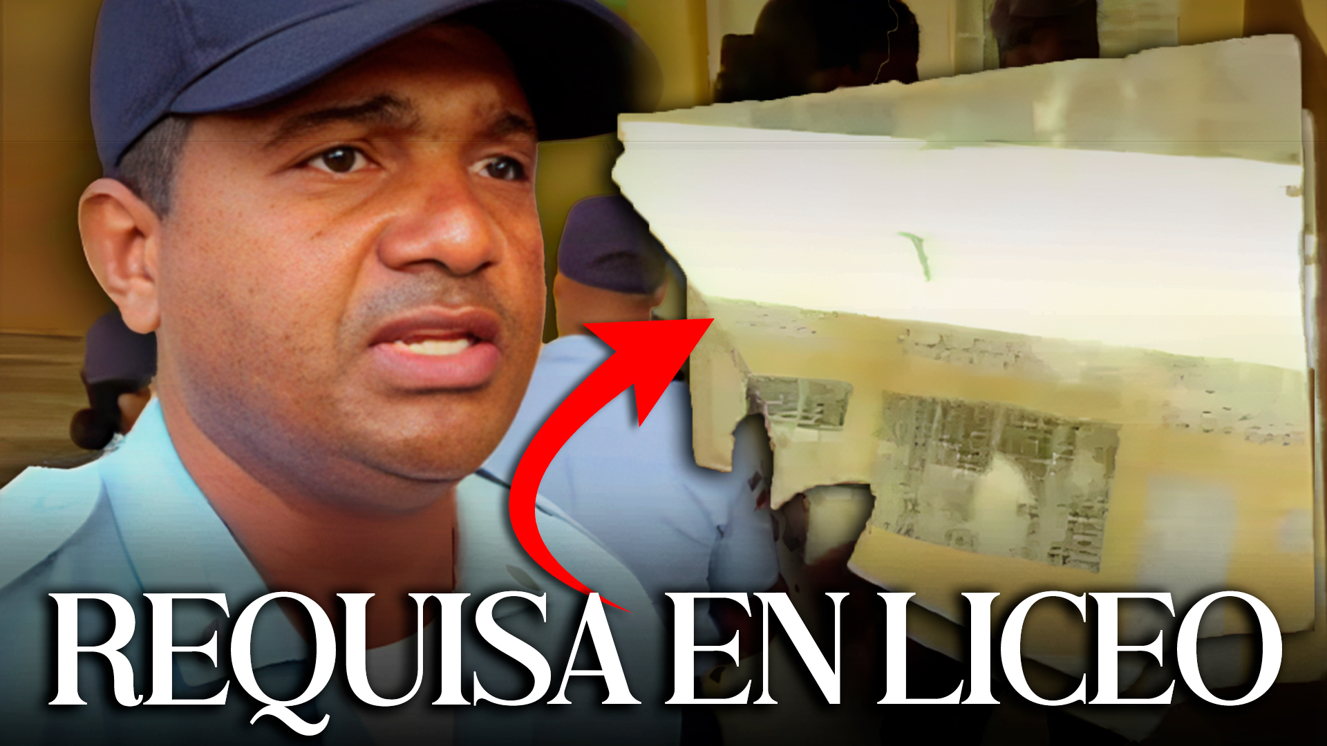 Realizan Requisa En LICEO Donde Encuentran Varios Objetos PUNZANTES