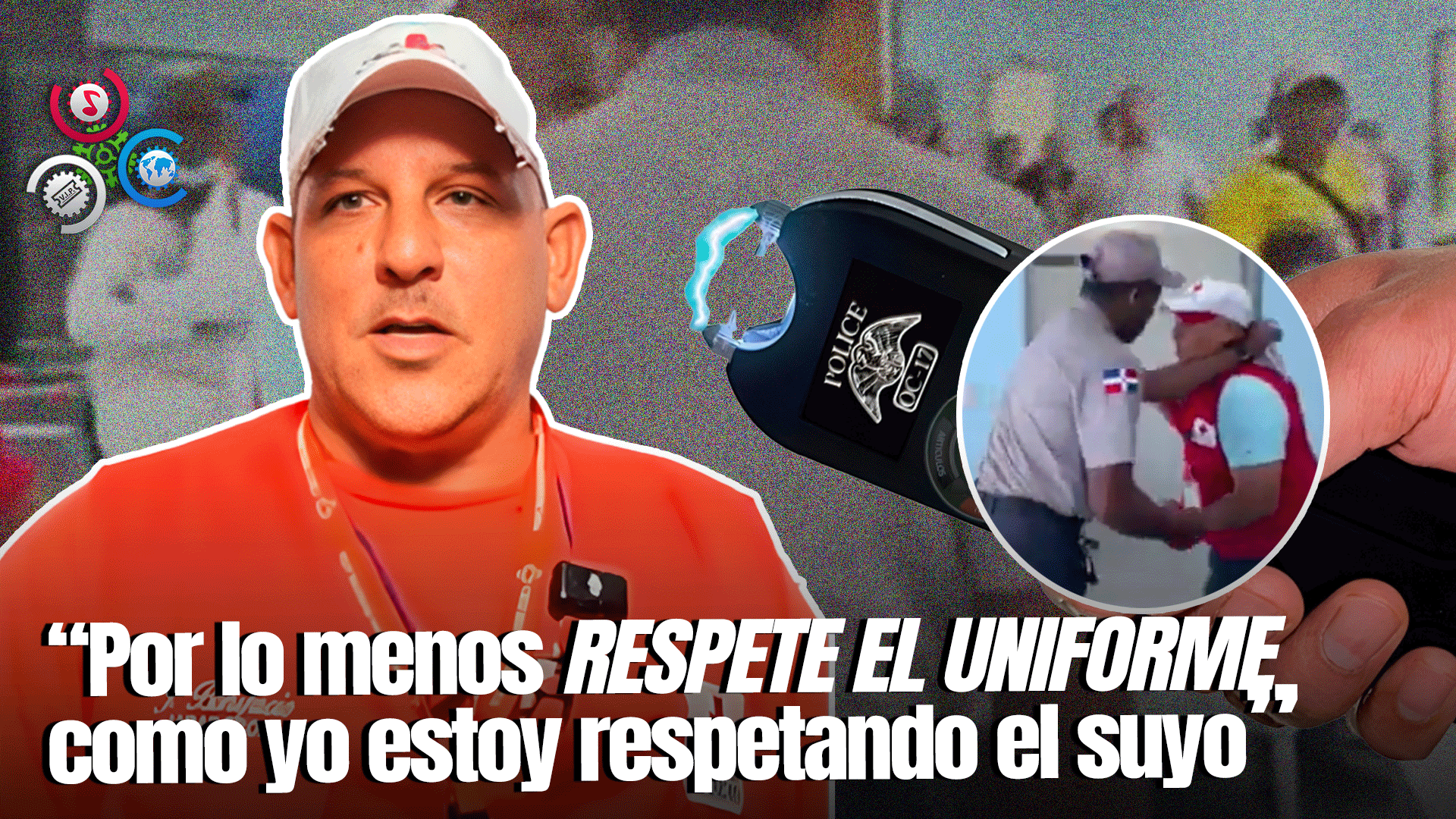 Agente De La PN Agredió Con Pistola Eléctrica A Presidente De La Cruz Roja En Jarabacoa