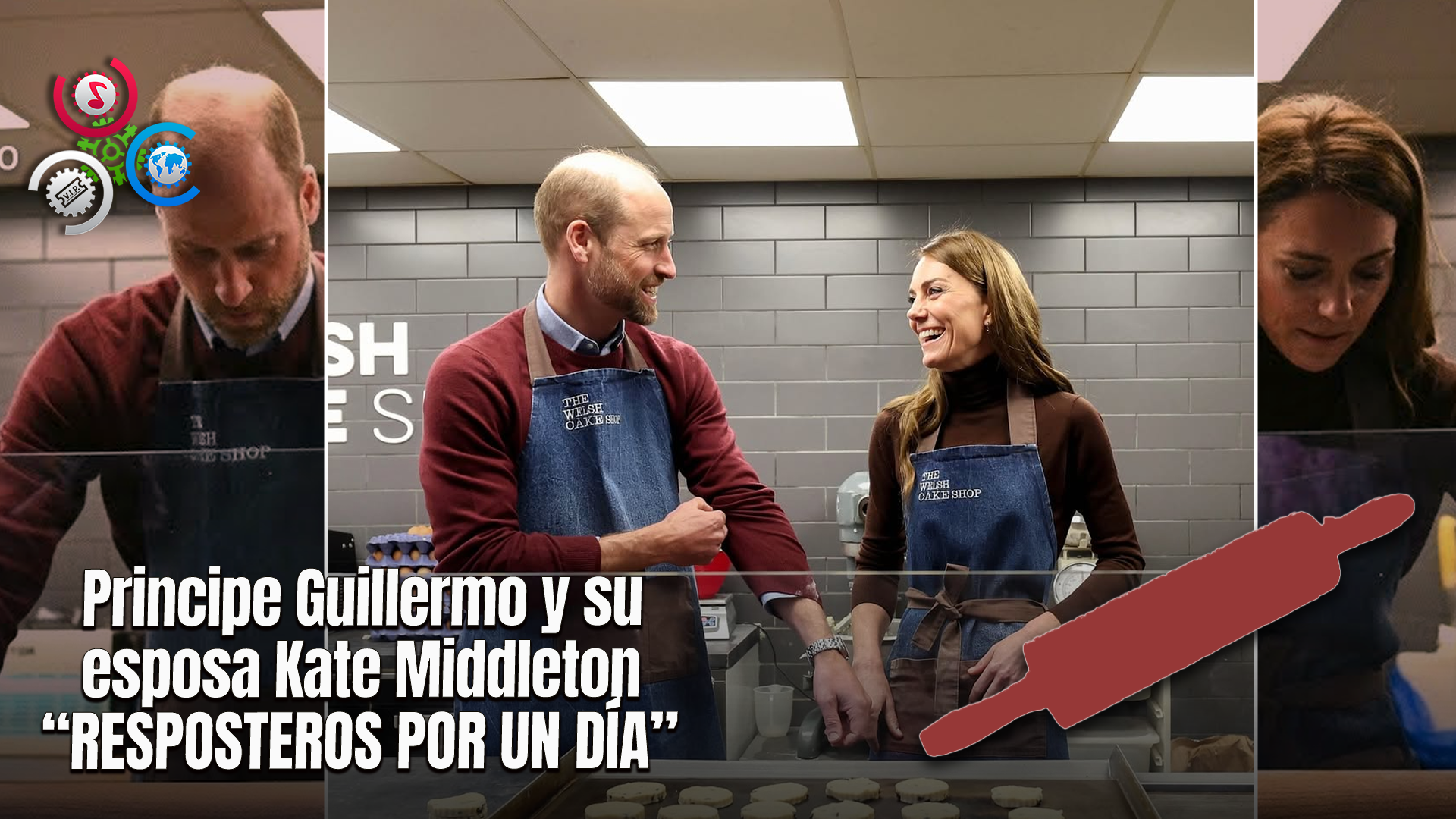 El Príncipe Guillermo Y Kate Middleton Preparan Pasteles En Un Supermercado De Gales