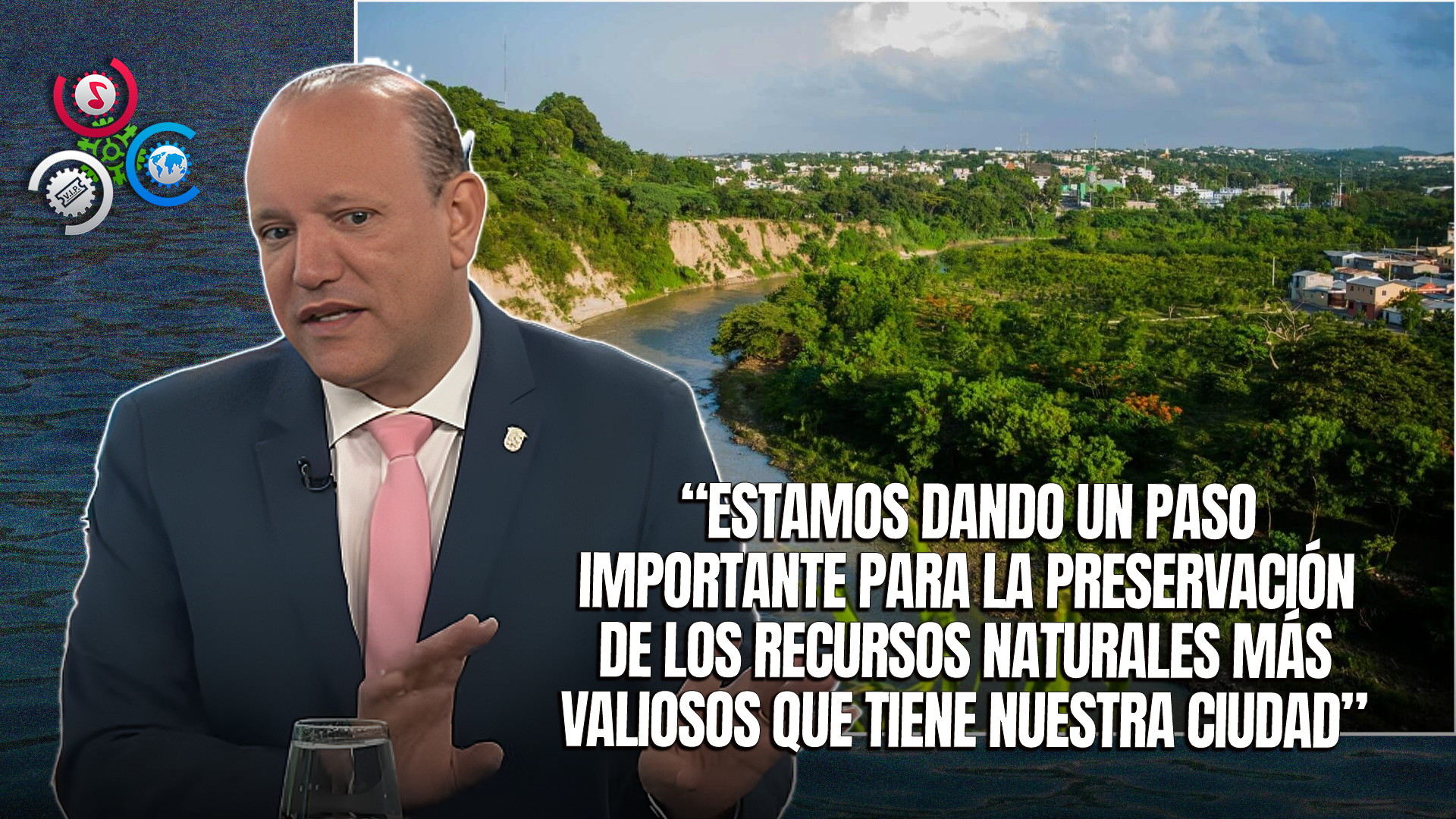 Alcalde De Santiago, Ulises Rodríguez Anuncia El Rescate Del Río Yaque Del Norte