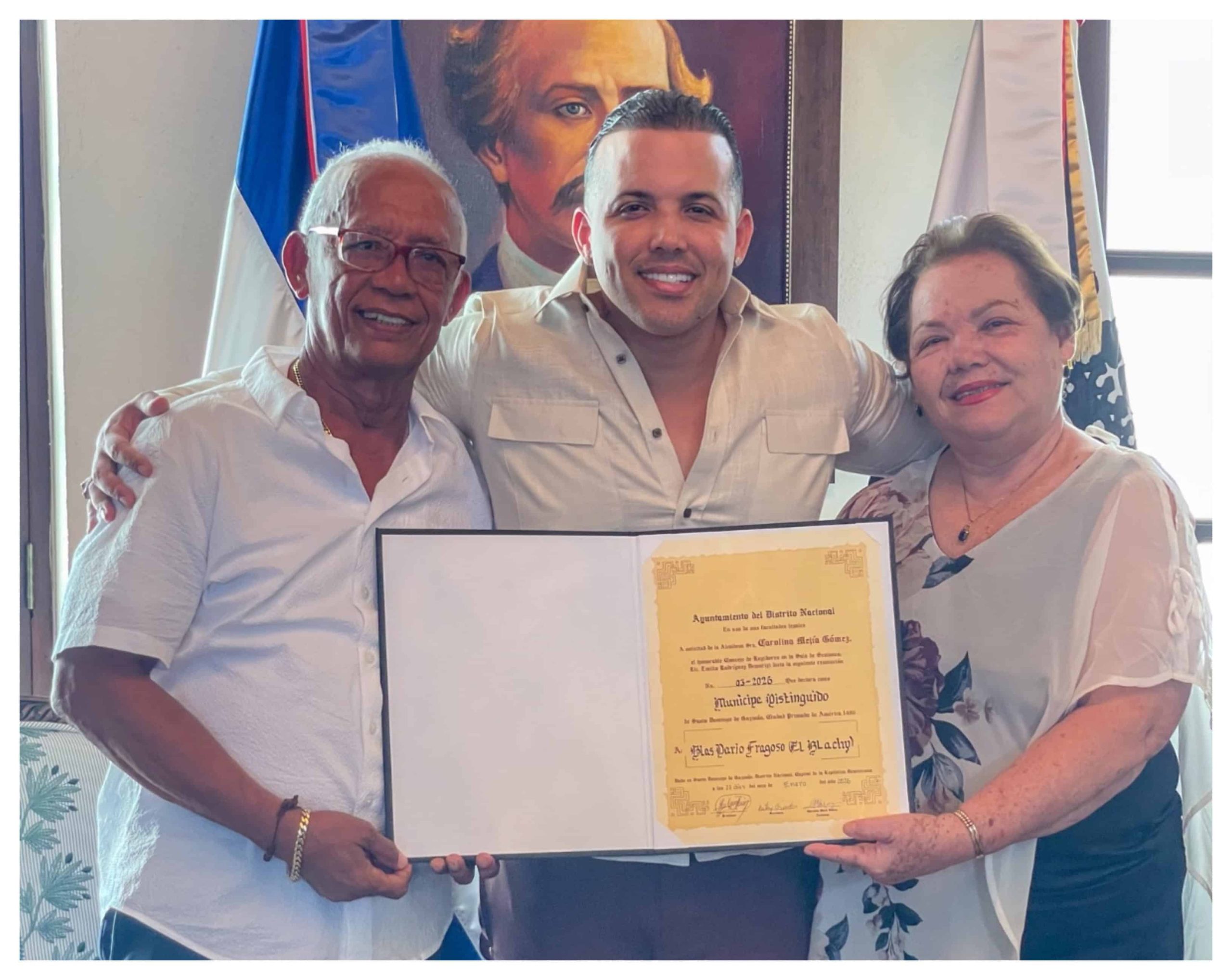 El Blachy Es Declarado Munícipe Distinguido