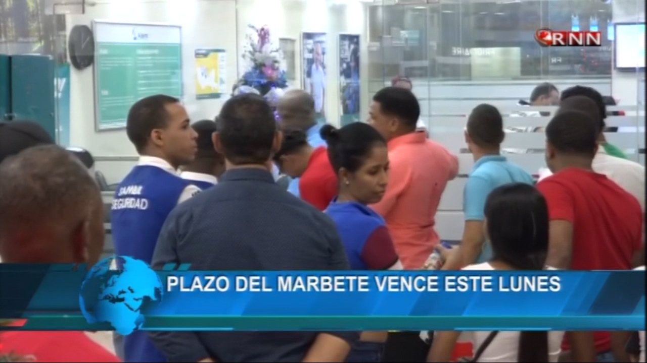Plazo Del Marbete Vence Este Lunes