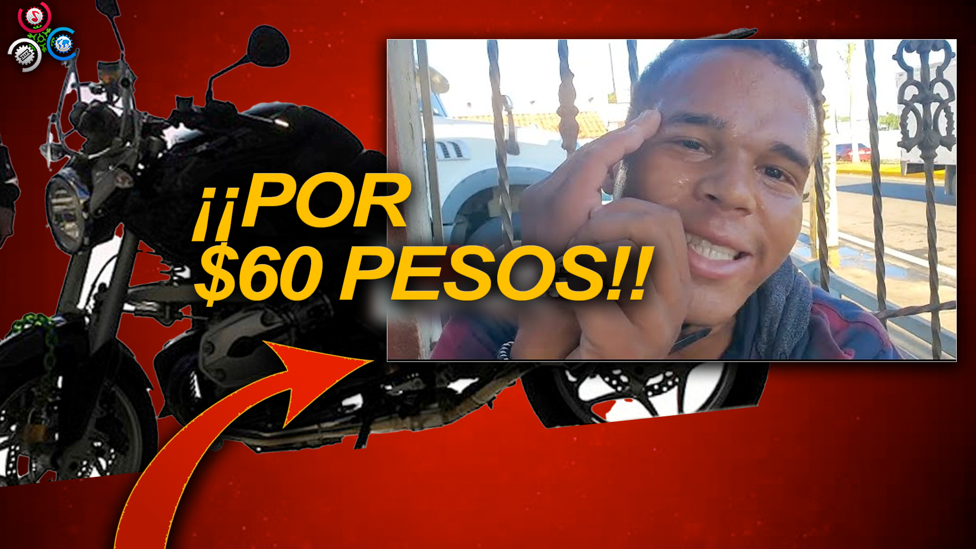 JOVEN SE ROBA MOTOR EN VENGANZA DE $60 PESOS