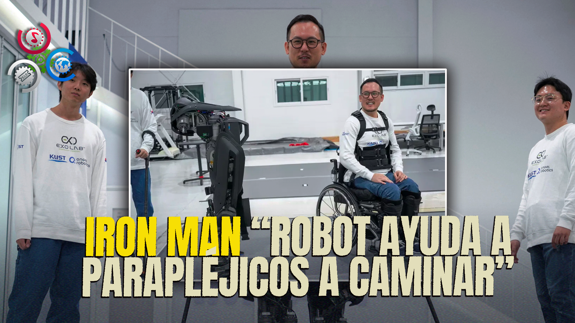 Expertos Desarrollan Robot Llamado ‘Iron Man’ Que Ayuda A Parapléjicos A Caminar