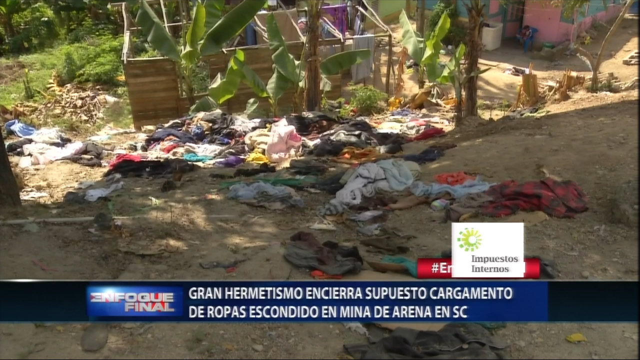 Gran Hermetismo Encierra Cargamento De Ropas Escondido En Mina De Arena En SC