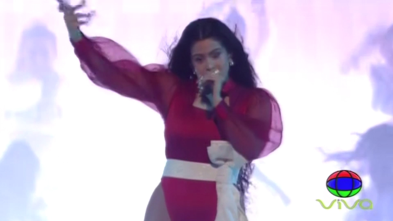 Presentación de Rosalia en Latin Grammys