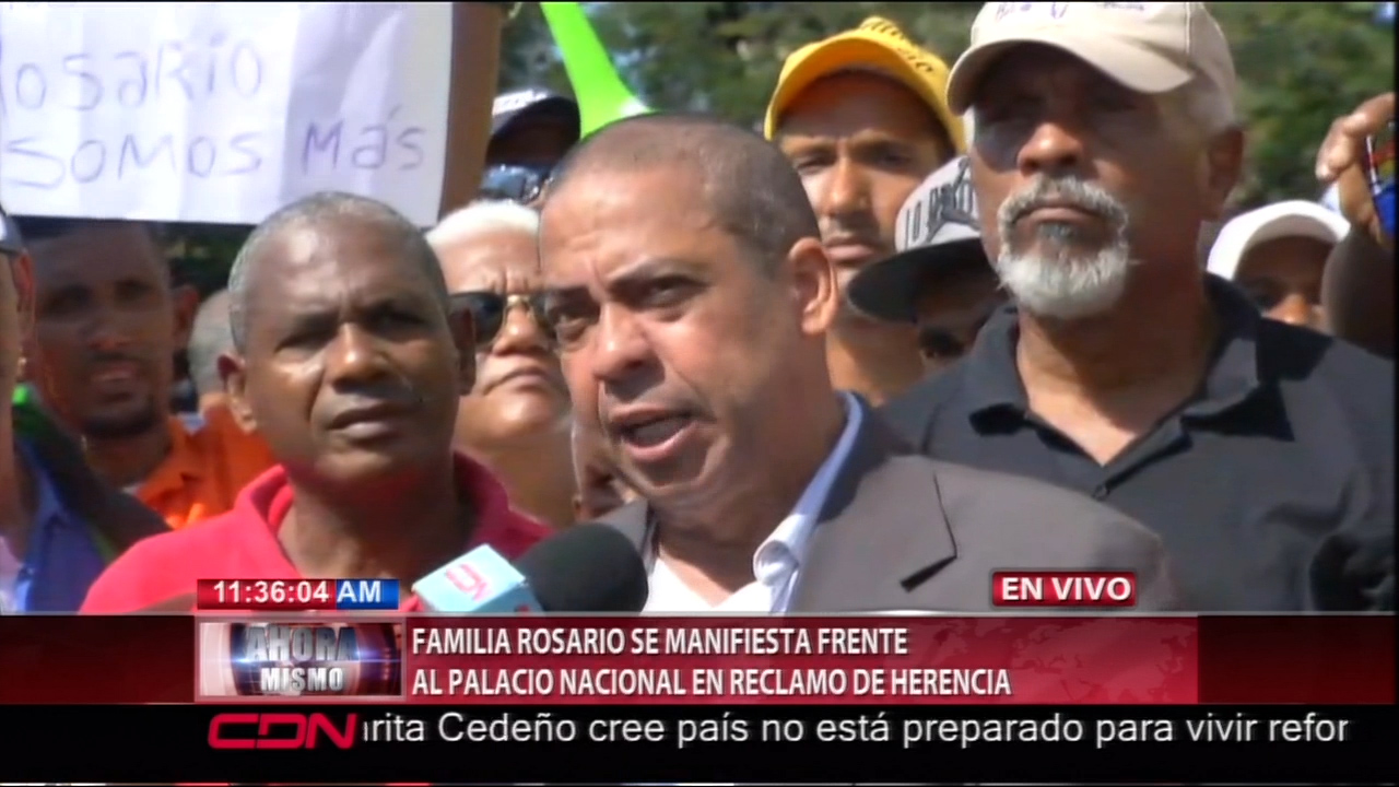 Representante Familia Rosario: “Somos Millonarios Porque Así Los Ancestros Lo Quisieron”