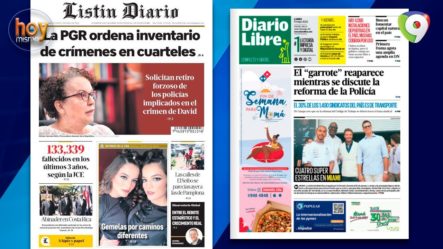 Las Portadas De Los Periódicos