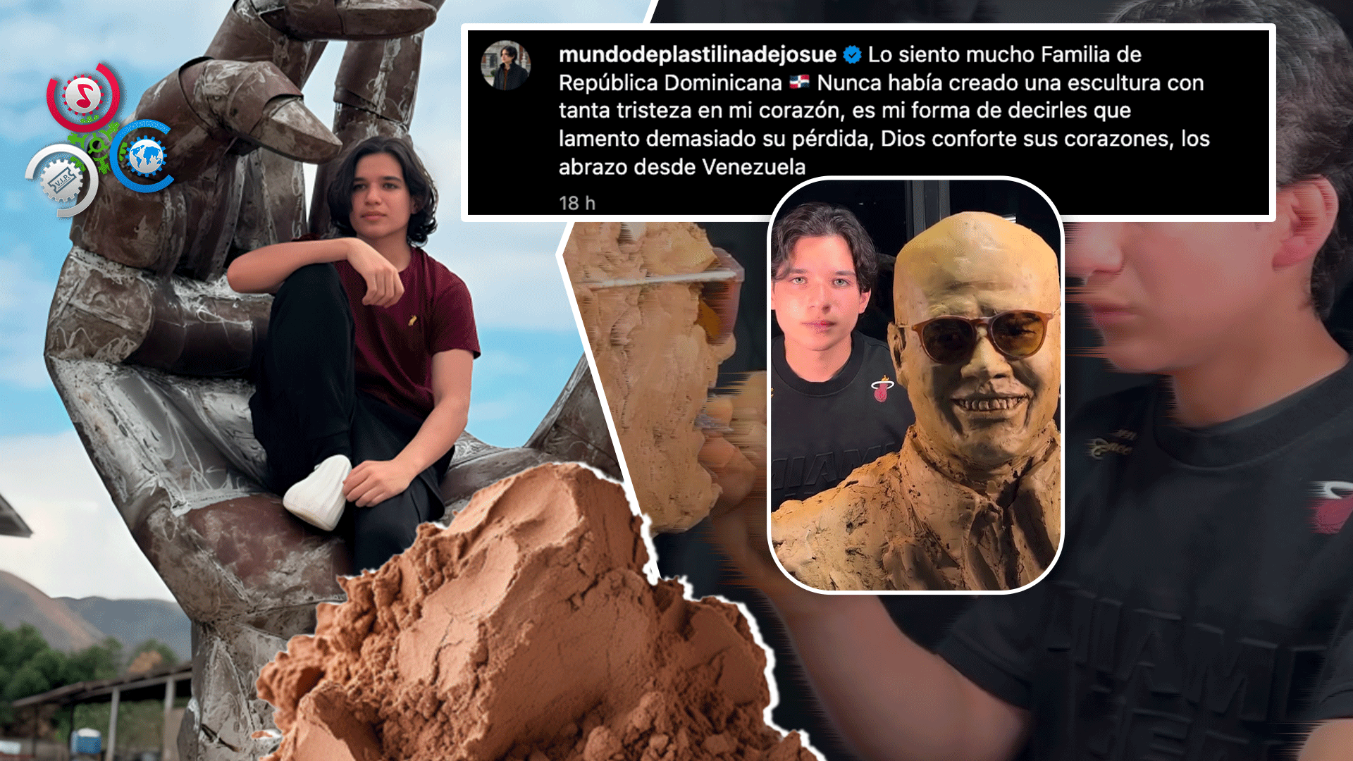Joven Venezolano Honra A Rubby Pérez Con Escultura Tras Tragedia En RD