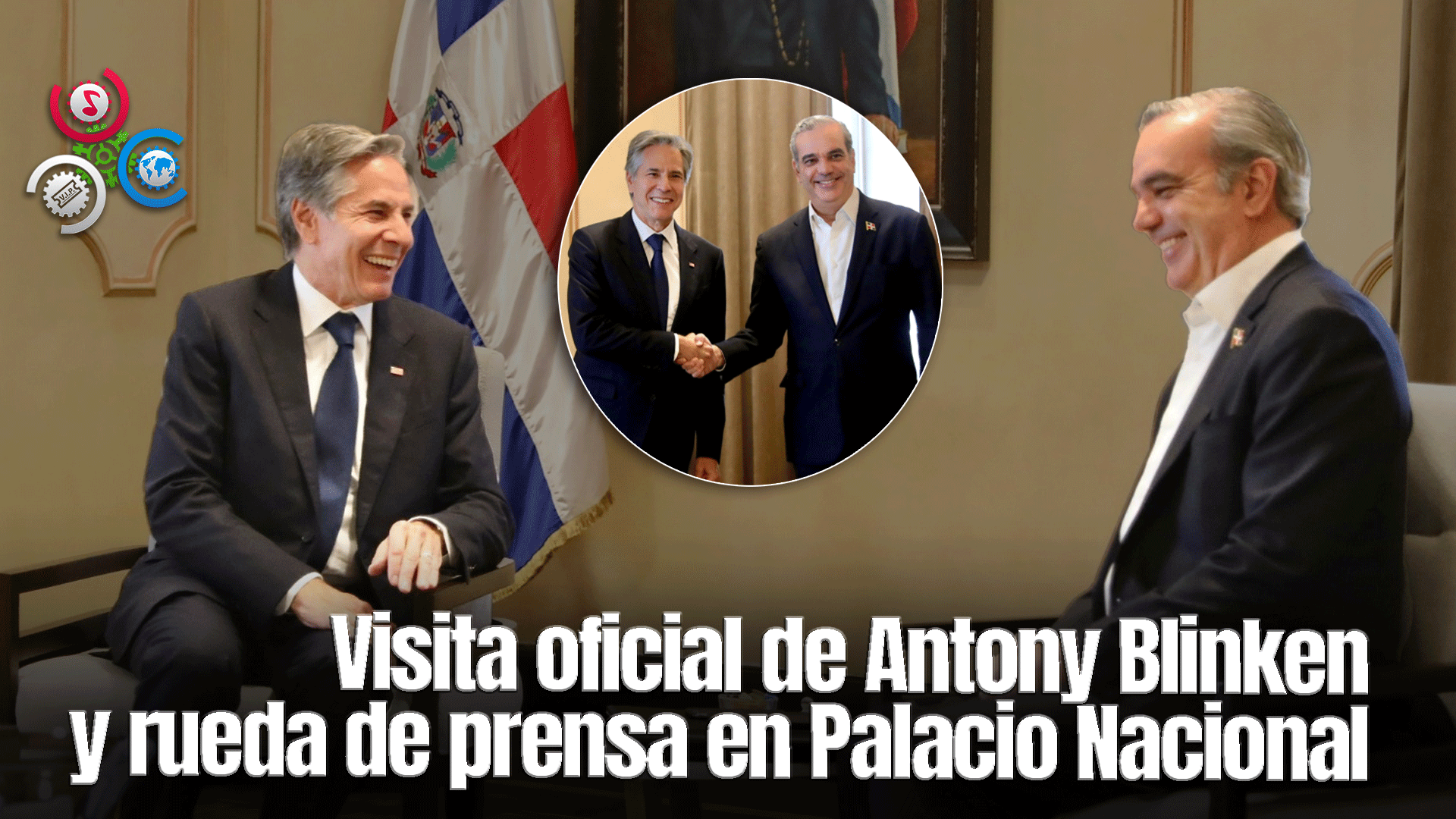 Reunión Entre El Secretario De Estado De EE.UU, Antony Blinken Y El Presidente Abinader