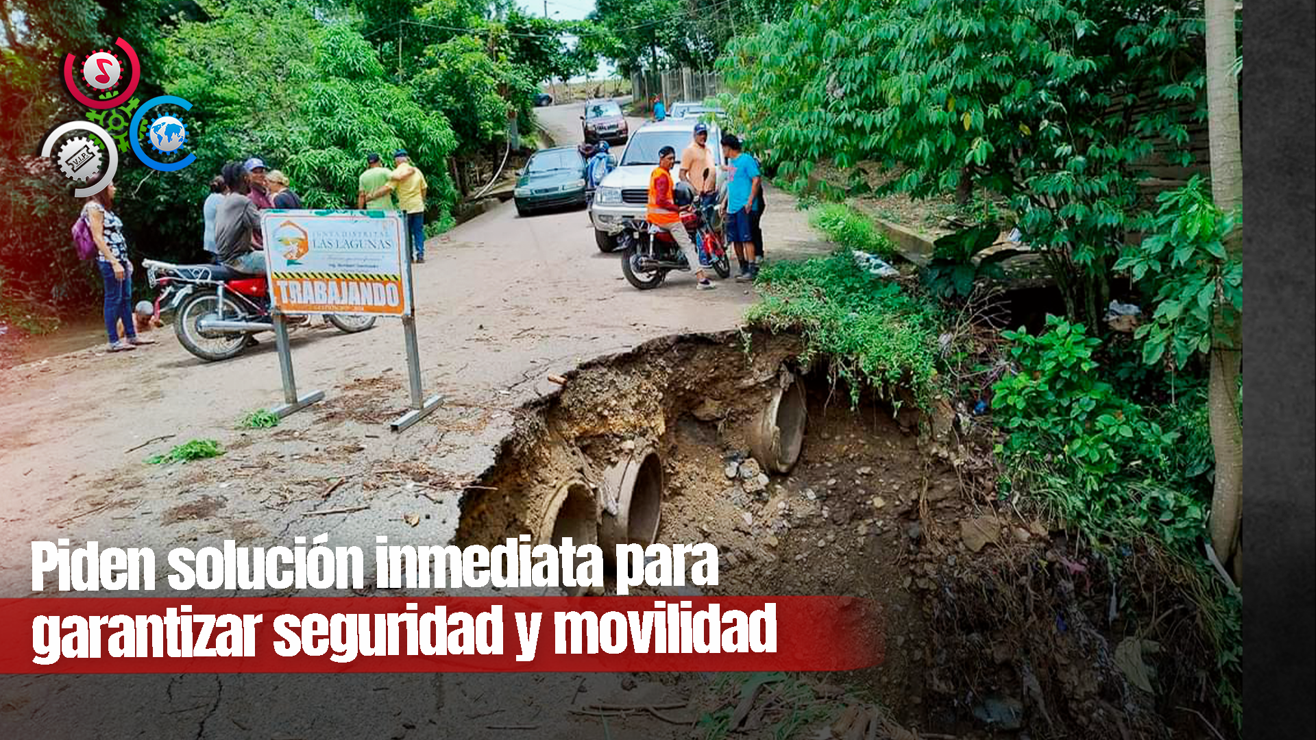 Lluvias Provocan Gran Agujero En Moca, “Comunitarios Piden Intervención De Emergencia