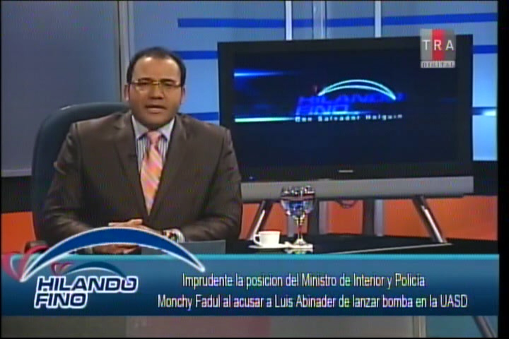 Salvador Holguín Califica De Imprudente A Monchi Fadul