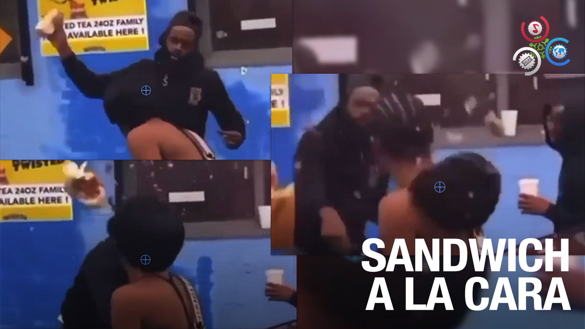 ¡Inesperado! Le Tira Sandwich En La Cara Y Se Le Cae La Peluca En Público