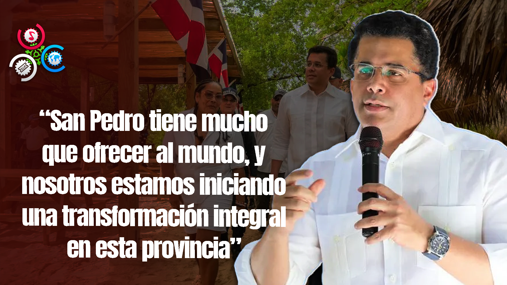 David Collado Visita San Pedro De Macorís Para Supervisar últimos Detalles Del Remozamiento Del Malecón