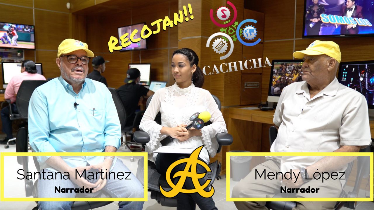 Entrevista Desde Los Estudios De Cachicha A Dos Glorias De La Narración Deportiva, Santana Martínez Y Mendy López