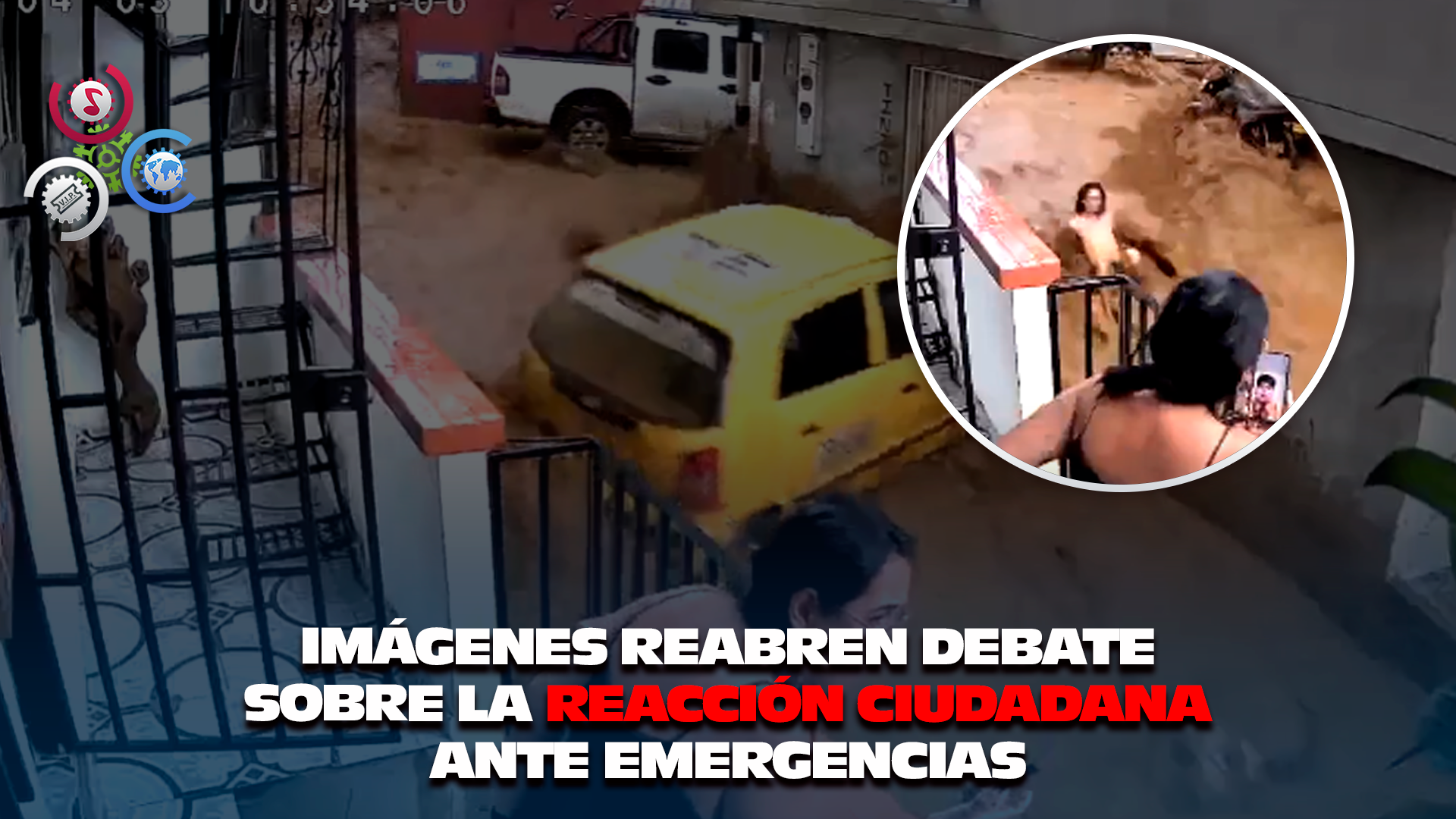 Indignación Por Video En Colombia: Mujer En Videollamada Mientras Personas Eran Arrastradas Por Inundaciones