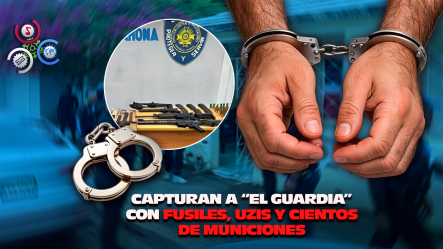 Barahona: Apresan Hombre Con Arsenal De Armas Y Más De 200 Municiones Durante Allanamiento Policial