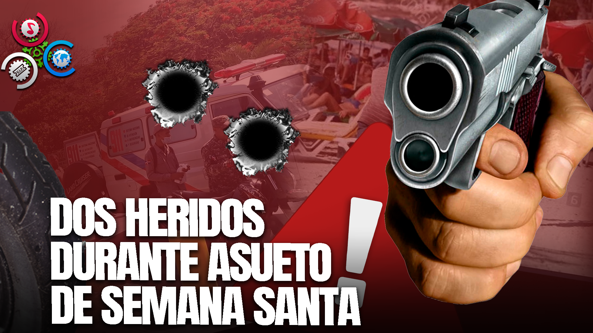 En Barahona Dos Heridos De Bala Y 2 En Accidentes De Tránsito