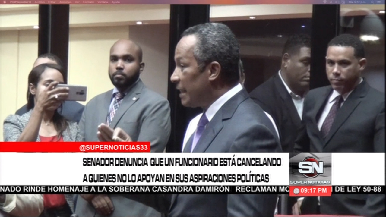 Senador Por Pedernales Denuncia Que Un Funcionario Está Cancelando A Quienes No Lo Apoyan En Sus Aspiraciones Políticas