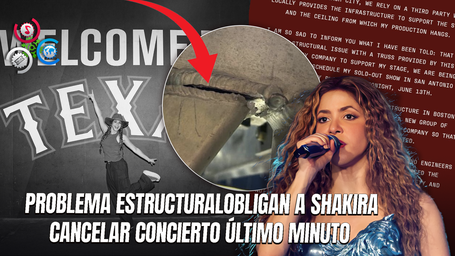 Shakira Cancela Su Concierto En San Antonio Por Fallas Estructurales En El Escenario: “Estoy Devastada”