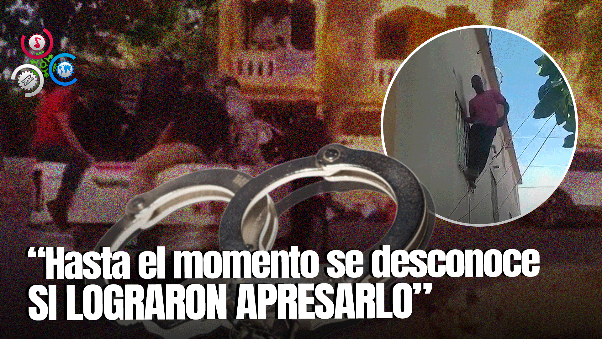 Migrante Haitiano Sube Una Pared Para Evitar Su Detención Durante Operativo En SPM