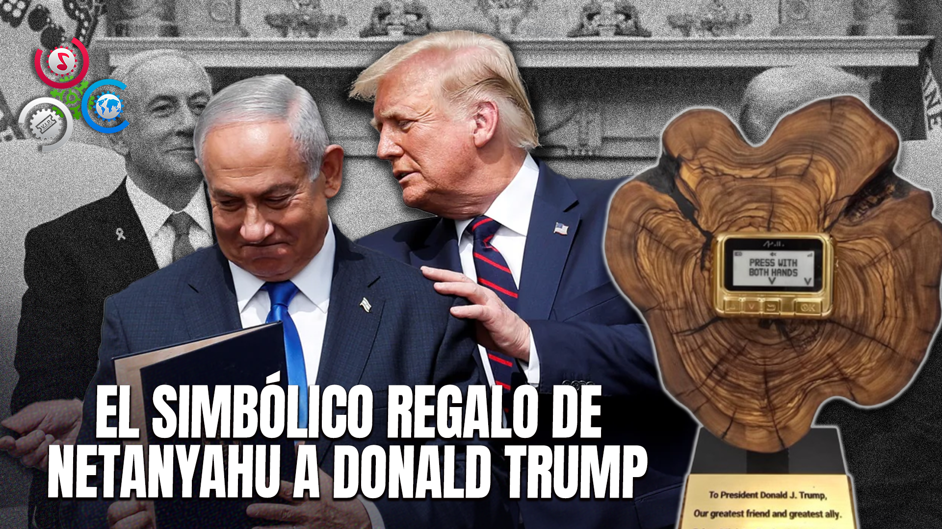 Netanyahu Regala Un Bíper De Oro A Donald Trump En Reconocimiento A La Operación Israelí Contra Hezbolá
