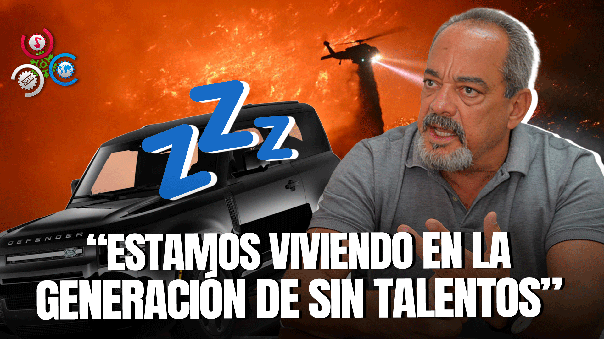 Alfonso Rodríguez No Durmió En Su Carro Durante Incendios: “Son Porquerías De Las Redes”