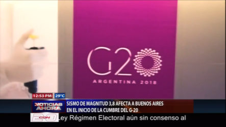 Sismo De Magnitud 3,8 Afecta A Buenos Aires En El Inicio De La Cumbre Del G-20