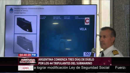 Argentina Comienza Tres Días De Duelo Por Los 44 Tripulantes Del Submarino