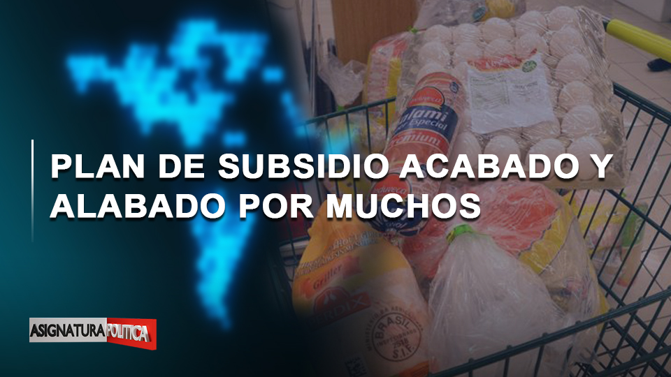 🔴 EN VIVO: Plan De Subsidio Acabado Y Alabado Por Muchos | Asignatura Política