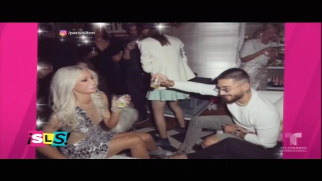Maluma Festejó Con Paris Hilton Hasta Altas Horas De La Noche