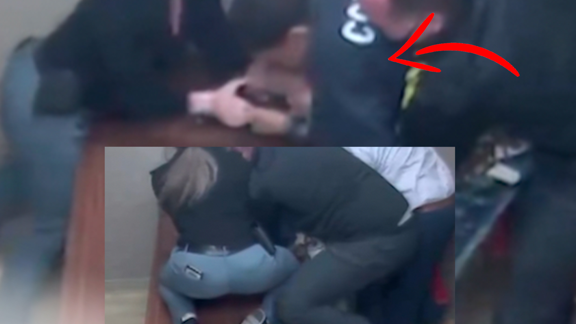 Hombre Trata De Robarle Pistola A Policía (Sale Muy Mal)