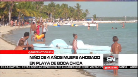 Niño De 4 Años Muere Ahogado En Playa De Boca Chica