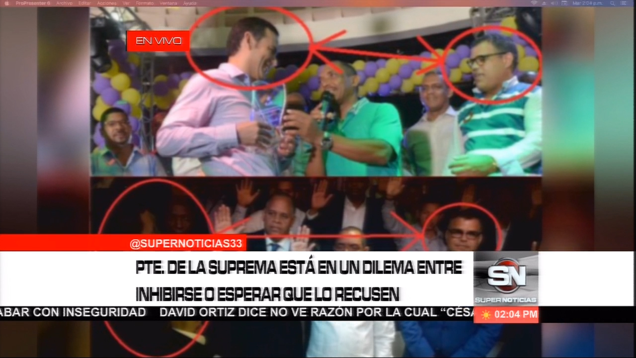 Presidente De La Suprema Está En Un Dilema Entre Inhibirse O Esperar Que Lo Recusen