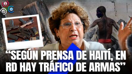 Consuelo Despradel Advierte Haití Quiere Involucrar A RD Con Un Supuesto Tráfico De Armas