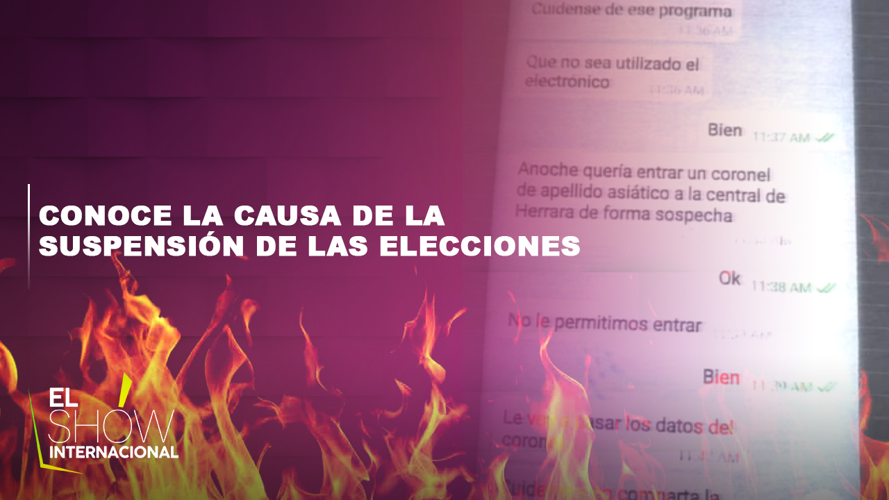 ¡En Exclusiva! Conoce La Verdadera Razón De La Suspensión De Las Elecciones Municipales